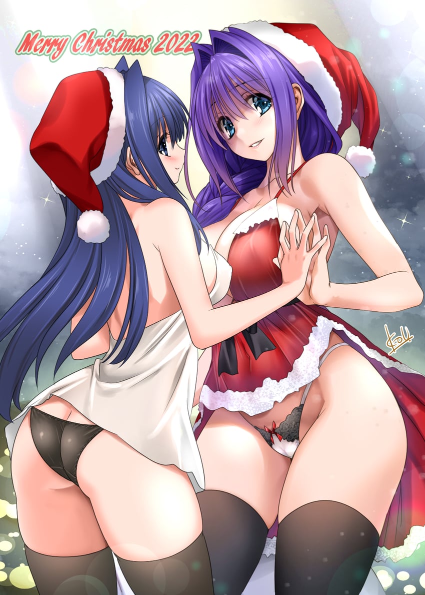 minase nayuki and minase akiko (kanon) drawn by mitarashi_kousei