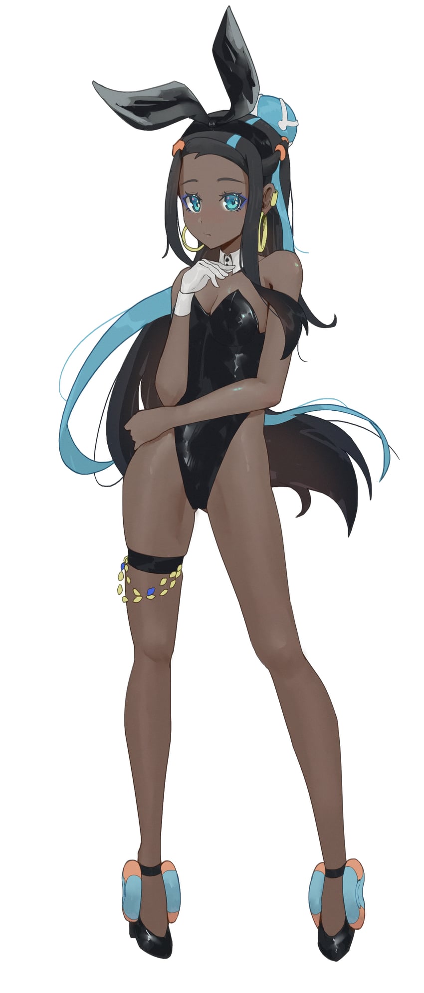 nessa (pokemon and 1 more) drawn by glenn_(pixiv_51667782)