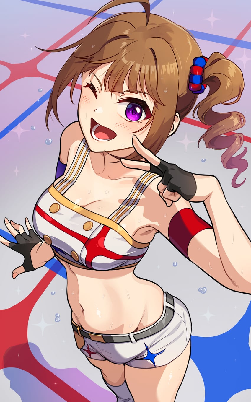 yokoyama nao (idolmaster and 2 more) drawn by kamille_(vcx68)