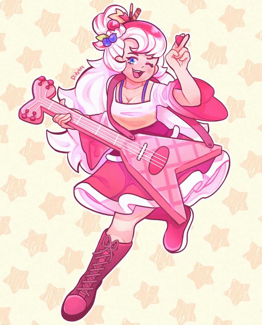 parfait cookie (cookie run and 1 more) drawn by didy414
