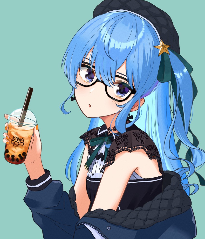 hoshimachi suisei (hololive) drawn by tagosaku_(tatsukiuma0329)