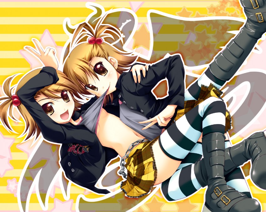 futami mami and futami ami (idolmaster and 1 more) drawn by kamishiro_mai_(capti-no)