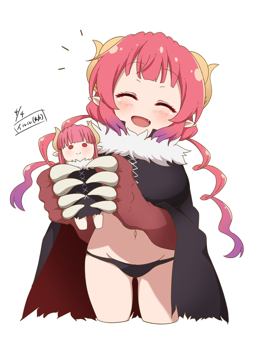 ilulu (kobayashi-san chi no maidragon) drawn by nishizuki_shino