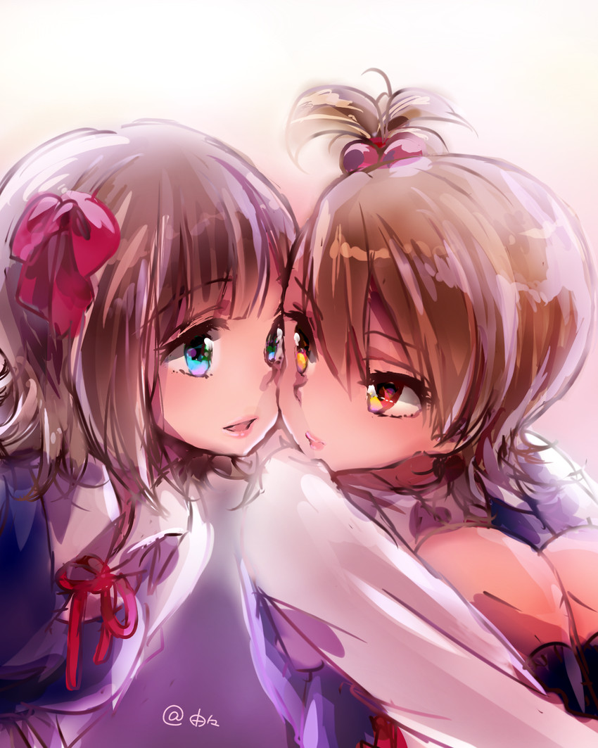 amami haruka and futami ami (idolmaster) drawn by yuyu_(yuyurhythm)