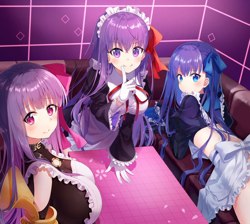 bb, meltryllis, and passionlip (fate and 2 more) drawn by nonono_(nononotea)