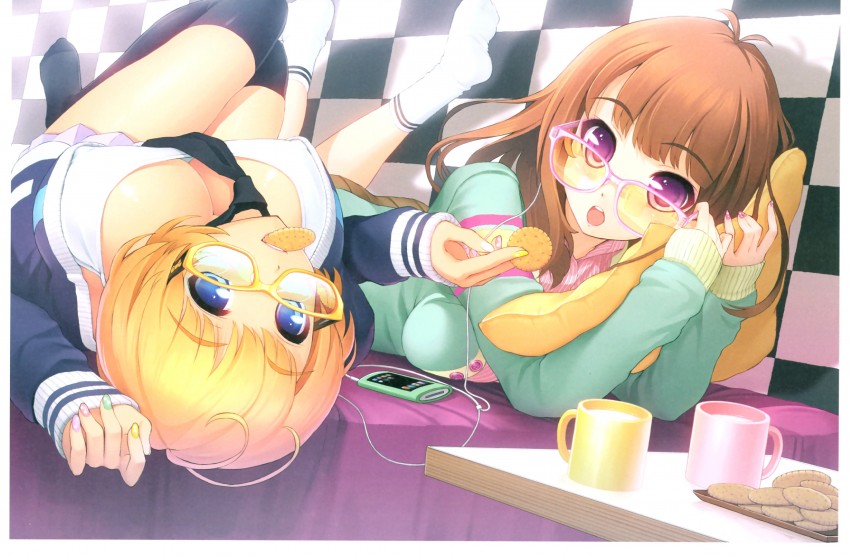 megami magazine and 1 more drawn by tsuji_santa