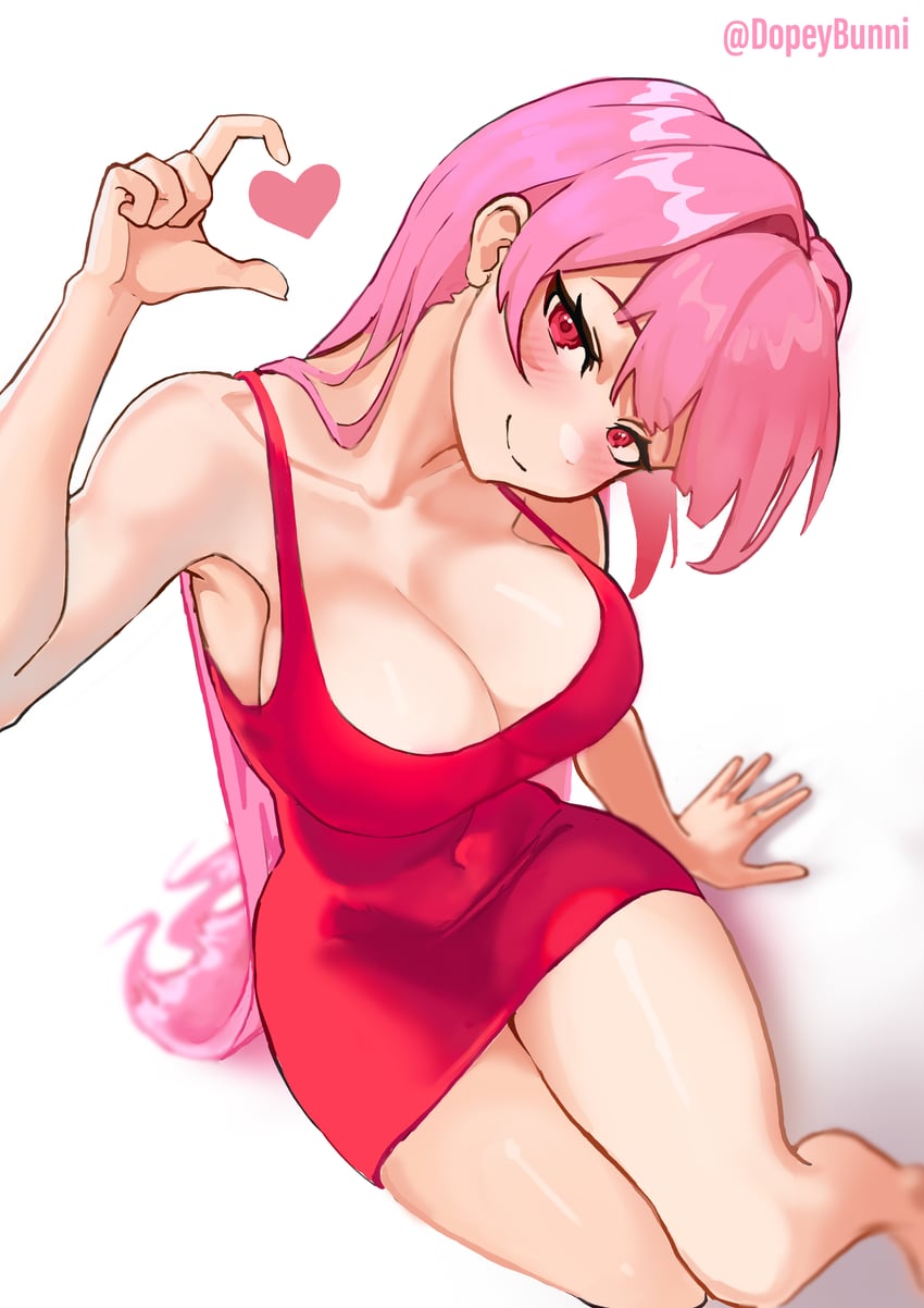 mori calliope (hololive and 1 more) drawn by dopeybunni