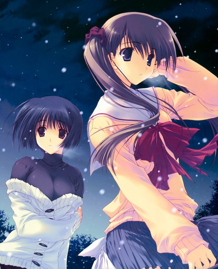 sumadera yukio and asou asuna (tenshi no inai 12-gatsu) drawn by mitsumi_misato