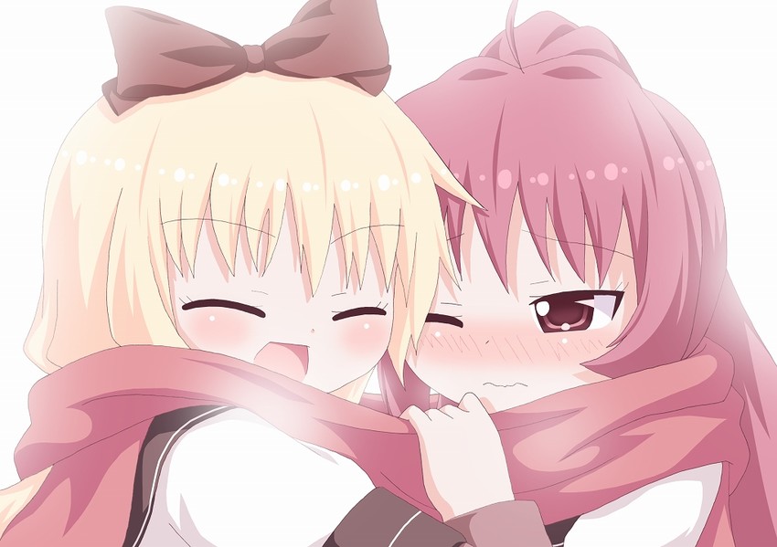 toshinou kyouko and sugiura ayano (yuruyuri) drawn by kagerou_(kers)