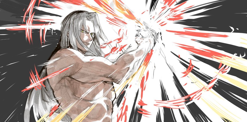sephiroth (final fantasy and 2 more) drawn by yourfreakyneighbourh