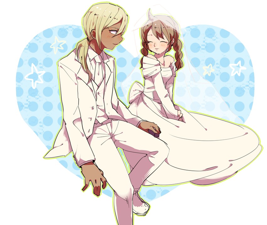 gouenji shuuya and gouenji yuuka (inazuma eleven go and 1 more) drawn by gamipo
