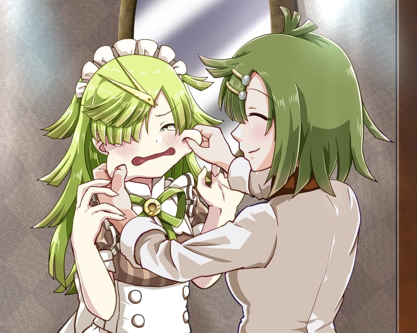 aki mabayu and aki sakie (mahou shoujo madoka magica and 1 more) drawn by shinkai_no_shachi