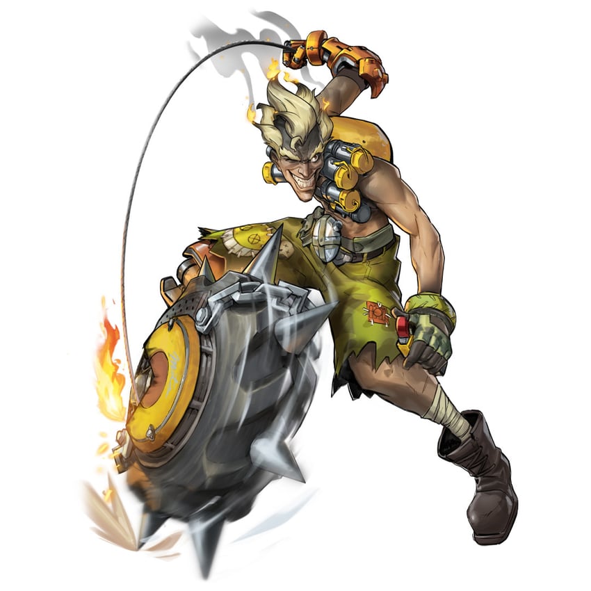 junkrat (overwatch) drawn by tonysaurus