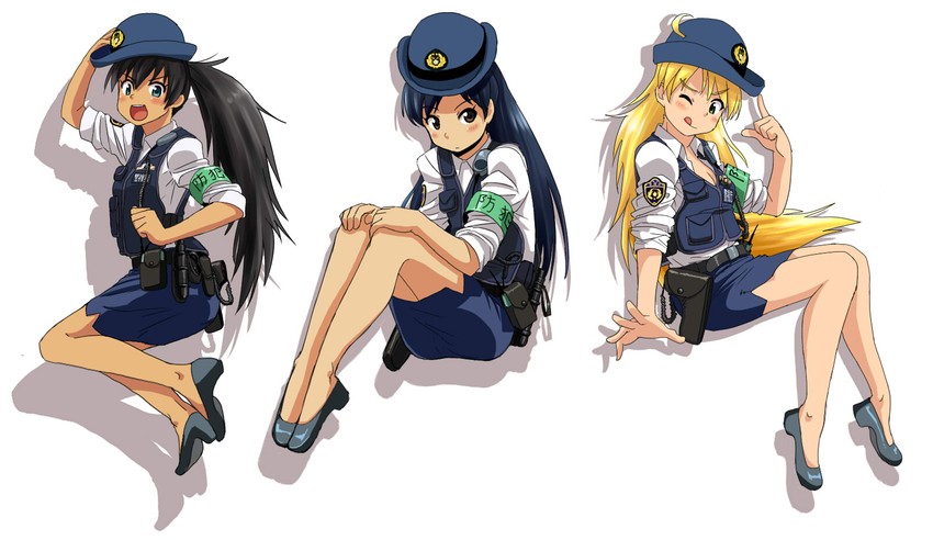 hoshii miki, kisaragi chihaya, and ganaha hibiki (idolmaster) drawn by kozou_(rifa)