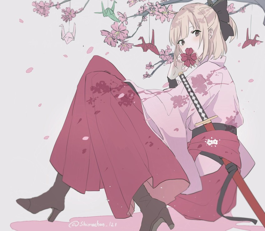 okita souji (fate and 1 more) drawn by yurumawari