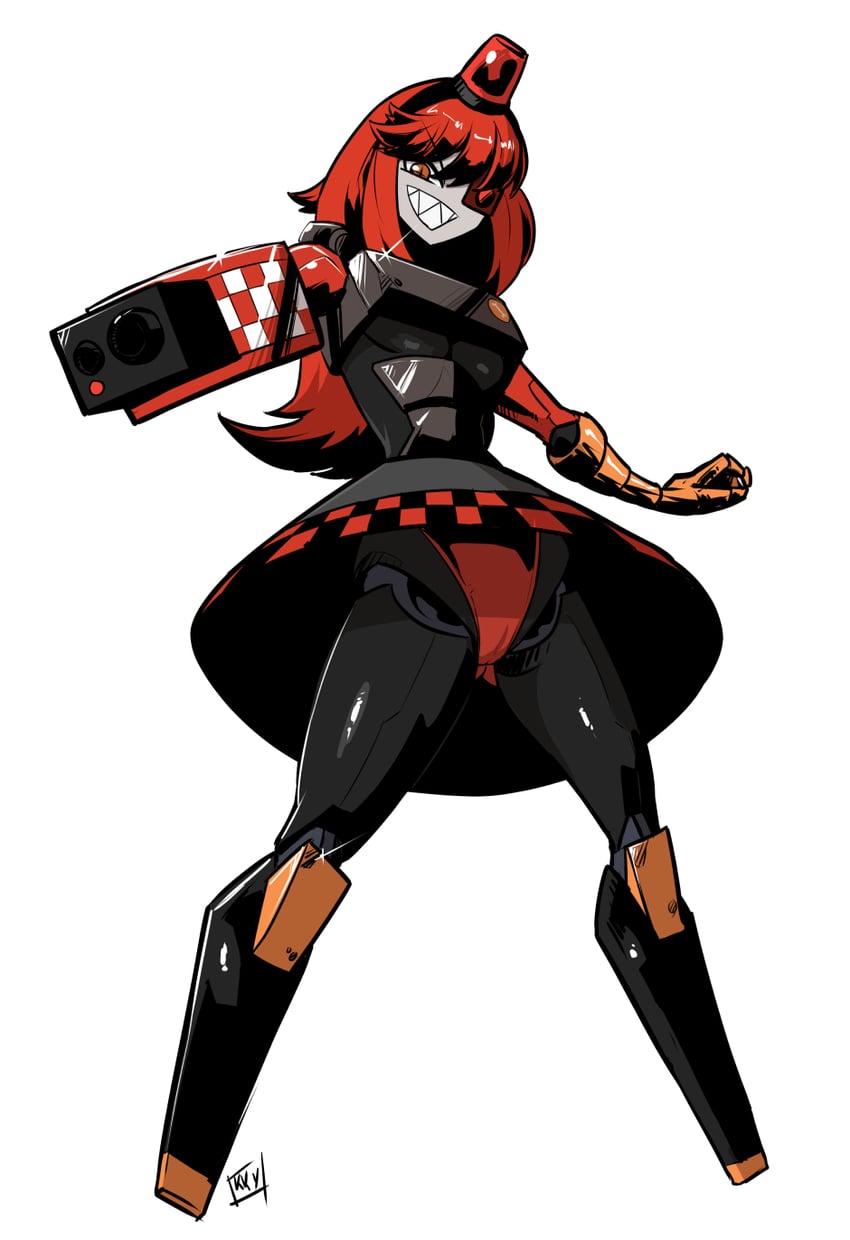 mimi-sentry (original and 1 more) drawn by kukuruyo
