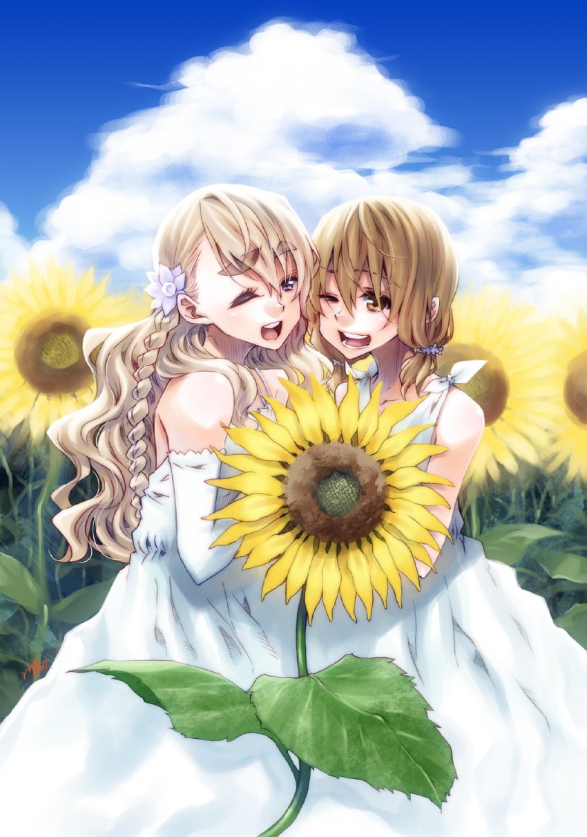 hirasawa yui and kotobuki tsumugi (k-on!) drawn by takanashi_ringo