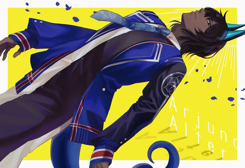 arjuna and arjuna alter (fate and 1 more) drawn by tune_oekk