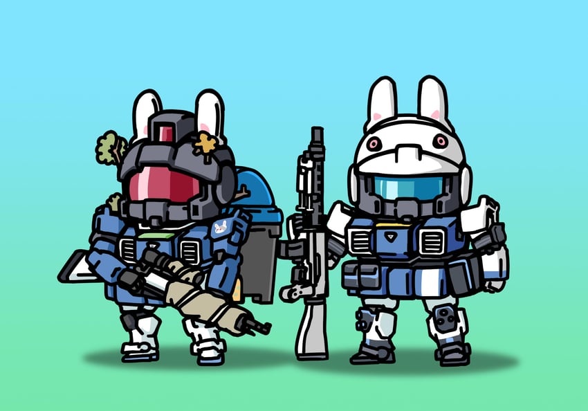 miyu, saki, and ground gm (blue archive and 1 more) drawn by afei_(sfma3248)