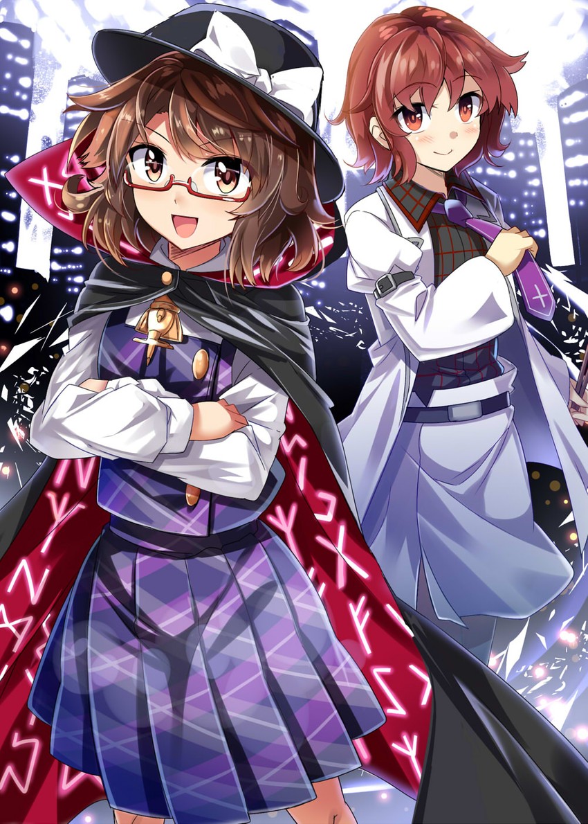 usami sumireko and horikawa raiko (touhou) drawn by e.o.
