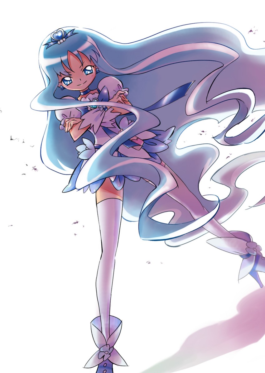 kurumi erika and cure marine (precure and 1 more) drawn by melanchoxx