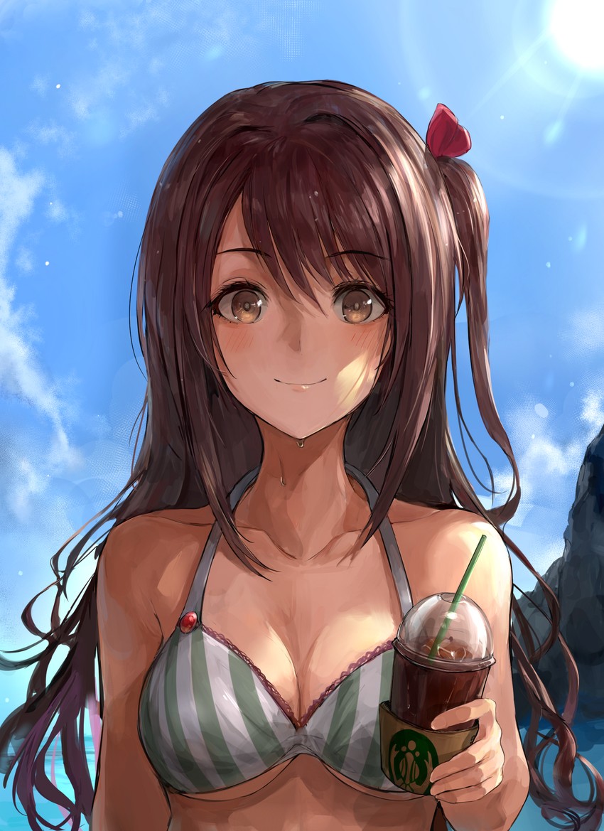shimamura uzuki (idolmaster and 2 more) drawn by chan1moon