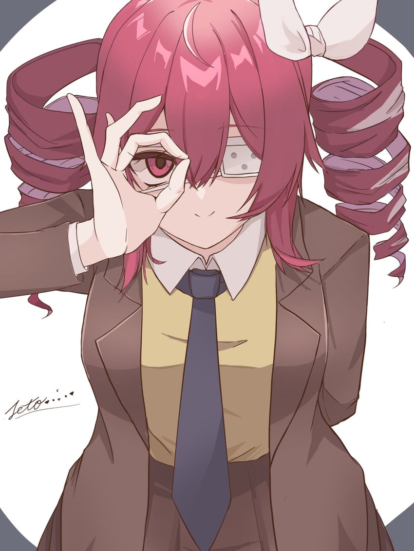 kasane teto (utau and 2 more) drawn by ramie_li