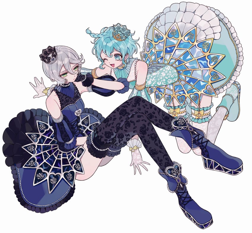 dorothy west and shikyoin hibiki (pretty series and 1 more) drawn by ao_(ao0_0nemu)