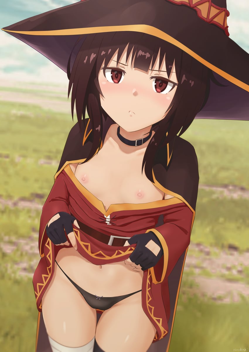 megumin (kono subarashii sekai ni shukufuku wo!) drawn by sirokohi