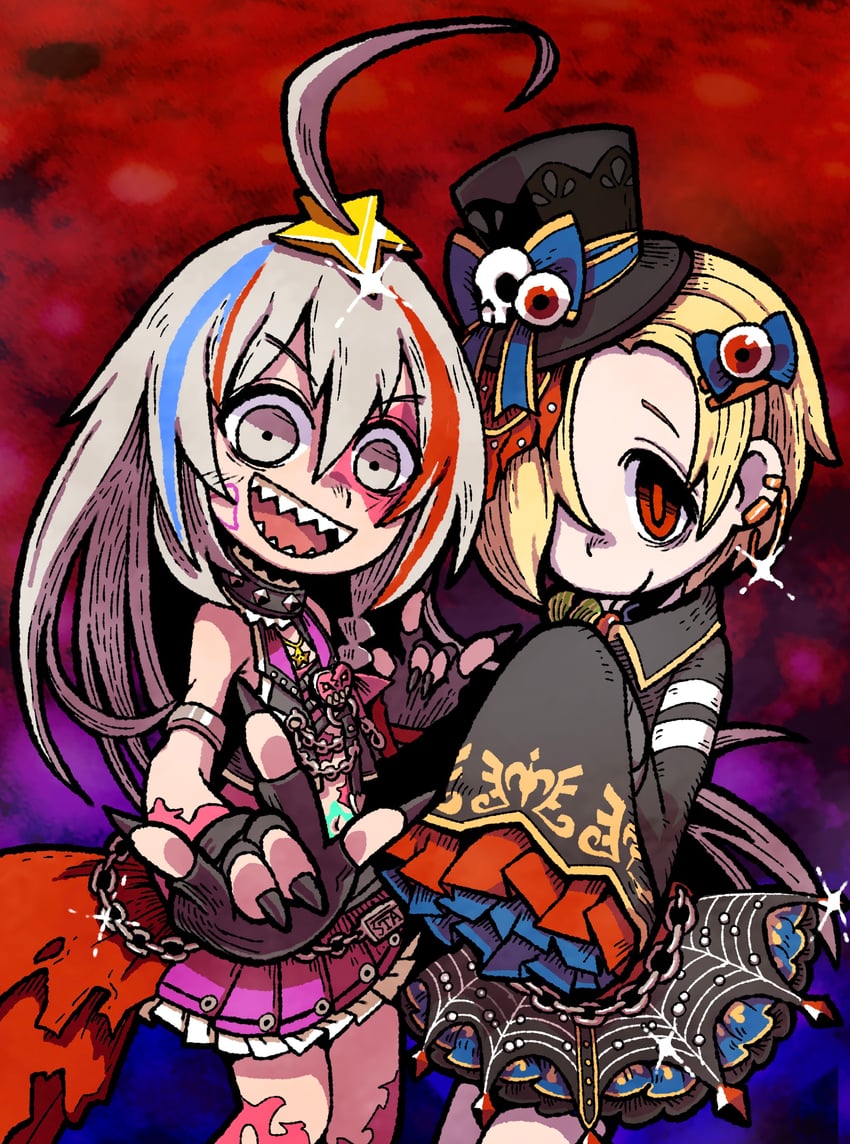 shirasaka koume and hoshi syoko (idolmaster and 1 more) drawn by chomahu