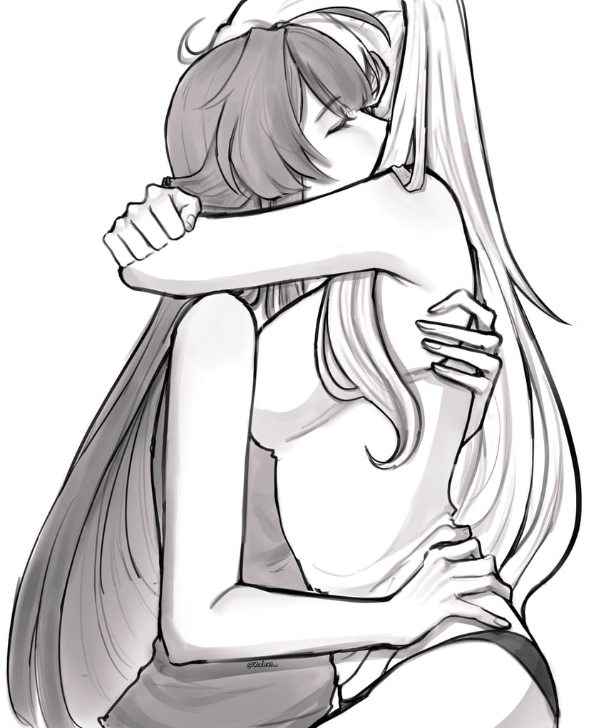 kiana kaslana and raiden mei (honkai and 1 more) drawn by kulus