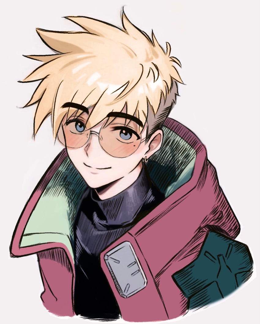 vash the stampede (trigun and 1 more) drawn by one737428390075
