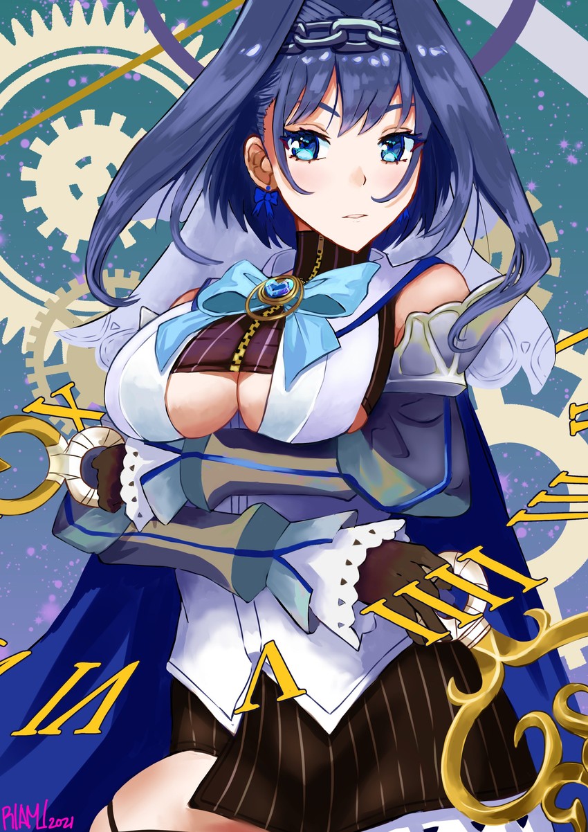 ouro kronii (hololive and 1 more) drawn by riamu_(liam_razo)