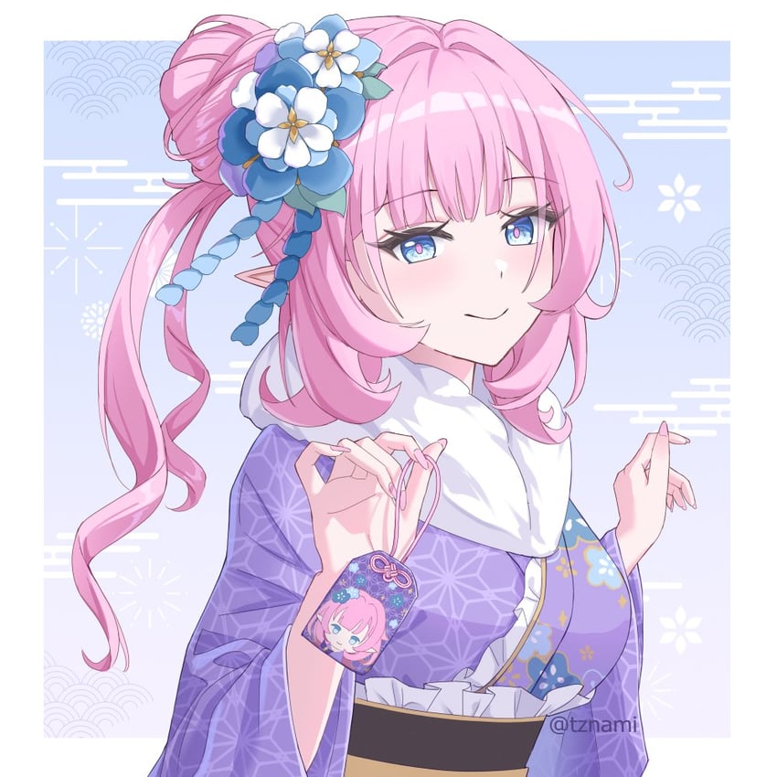 elysia (honkai and 1 more) drawn by nami_(tznami)