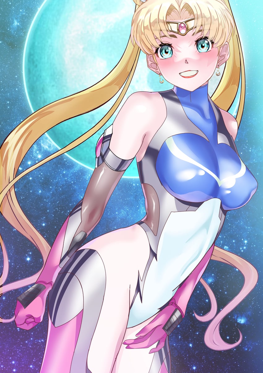 tsukino usagi and sailor moon (bishoujo senshi sailor moon and 1 more) drawn by arion_canvas