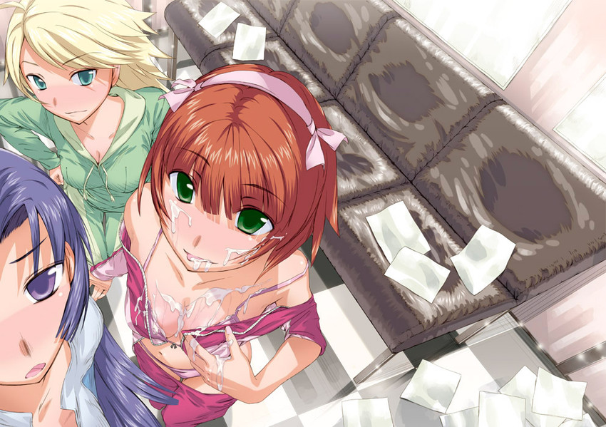 hoshii miki, kisaragi chihaya, and amami haruka (idolmaster) drawn by princess_spirit
