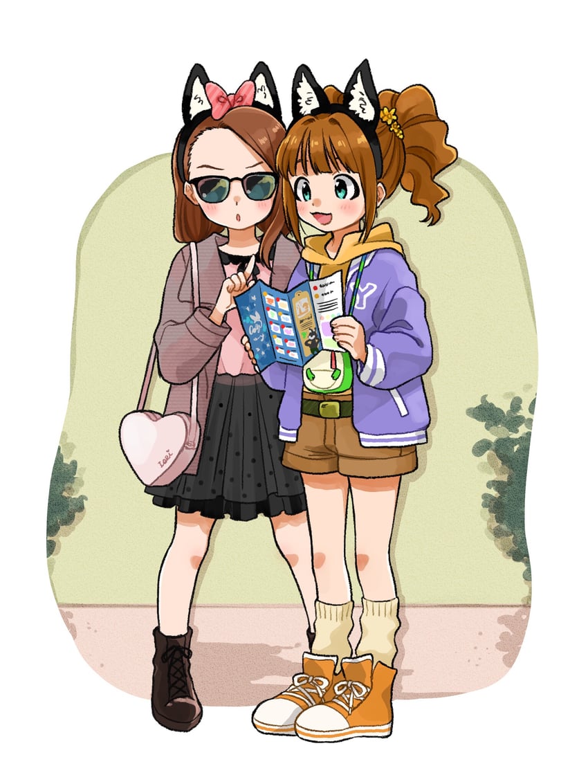 minase iori and takatsuki yayoi (idolmaster) drawn by naruse_ill