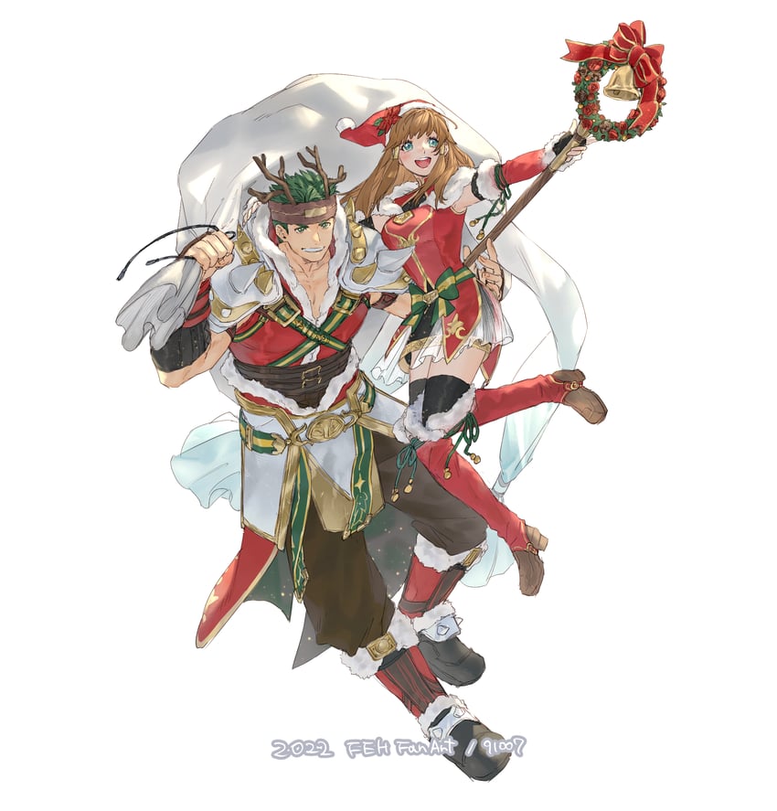 mist and boyd (fire emblem and 2 more) drawn by 91007