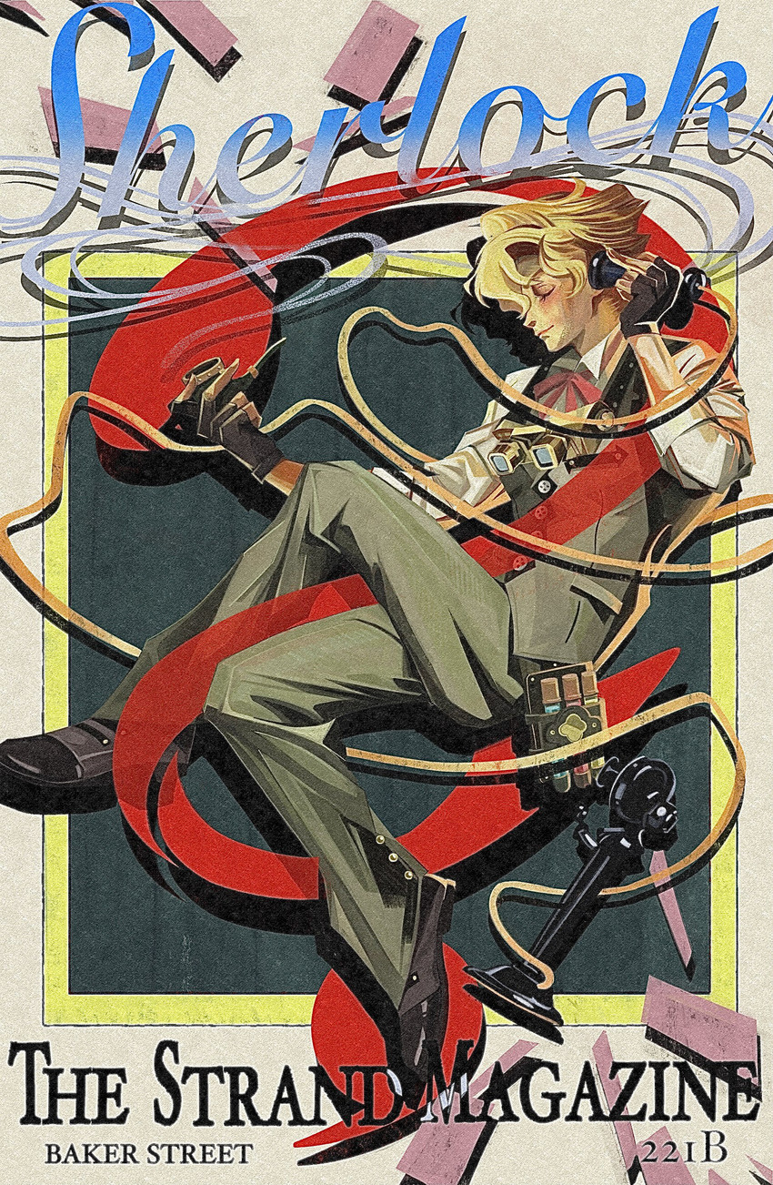 herlock sholmes (ace attorney and 1 more) drawn by shino_bunnys