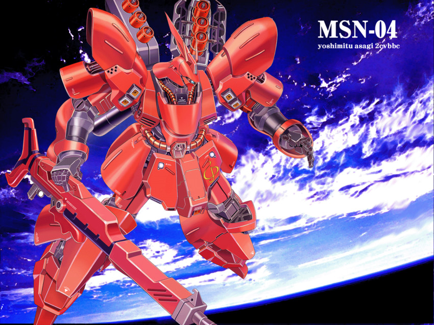sazabi (gundam and 1 more) drawn by asagi_yoshimitsu
