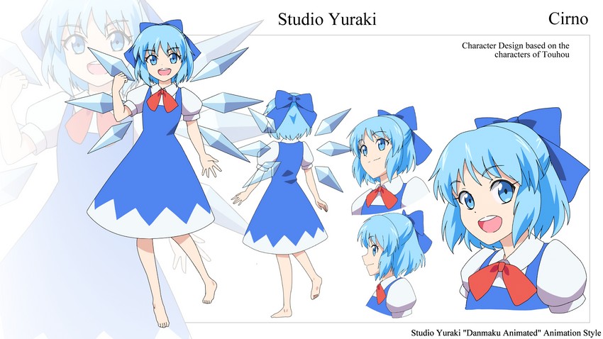 cirno (touhou and 1 more) drawn by studio_yuraki