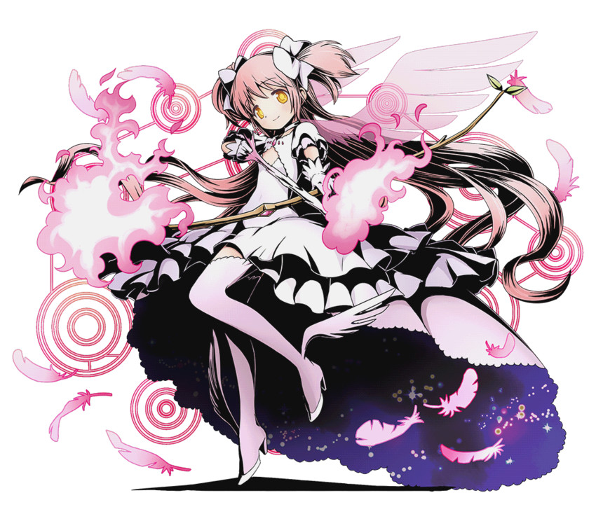 kaname madoka and ultimate madoka (mahou shoujo madoka magica and 1 more)