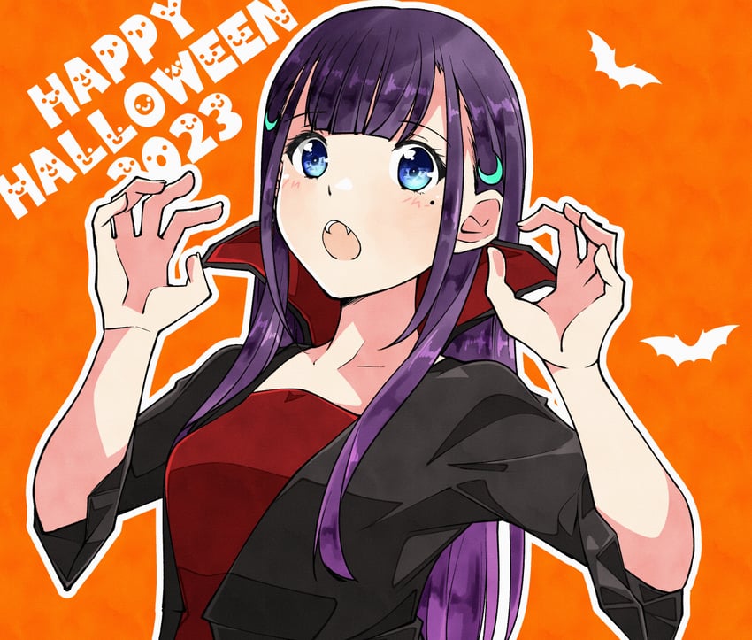 ichinose hotaru and dracula (22/7 and 1 more) drawn by trefle_r