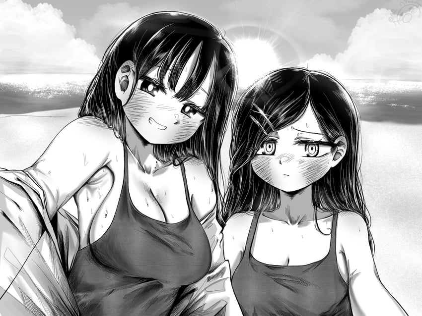 yamada anna and ichikawa kana (boku no kokoro no yabai yatsu) drawn by ao_tanuki