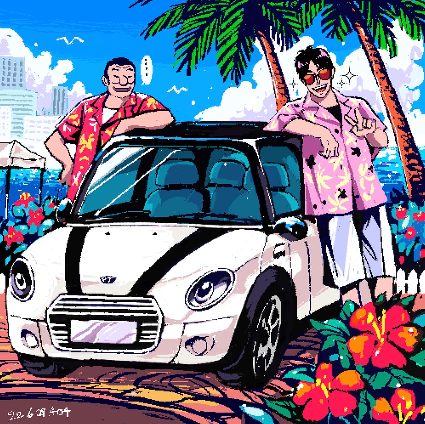 ootsuki and miyamoto hajime (kaiji and 1 more) drawn by unknown03162