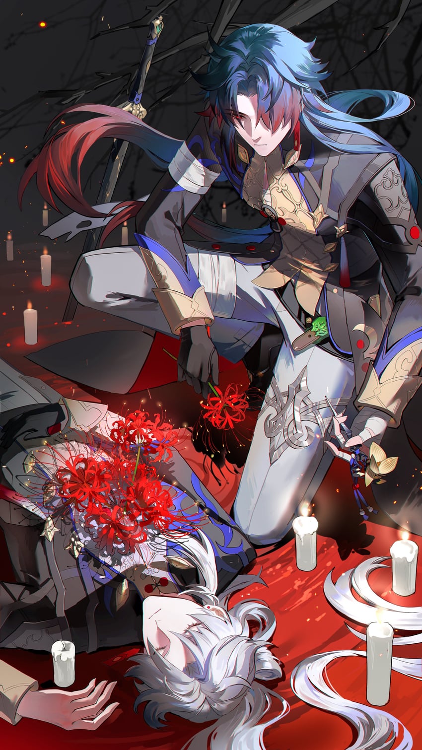 blade and yingxing (honkai and 1 more) drawn by guaisanmu