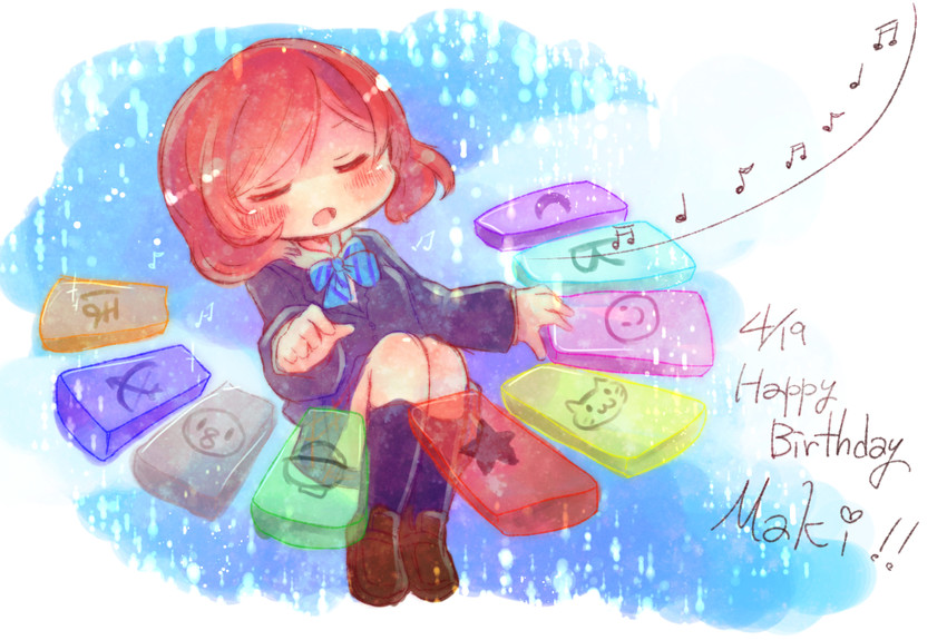 nishikino maki (love live! and 1 more) drawn by kizuchi_(oufupuu)