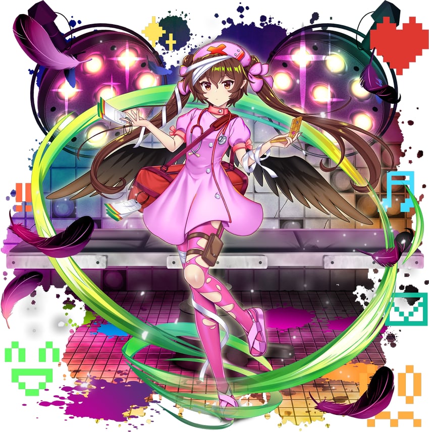 himekaidou hatate (touhou and 1 more) drawn by rotte_(1109)