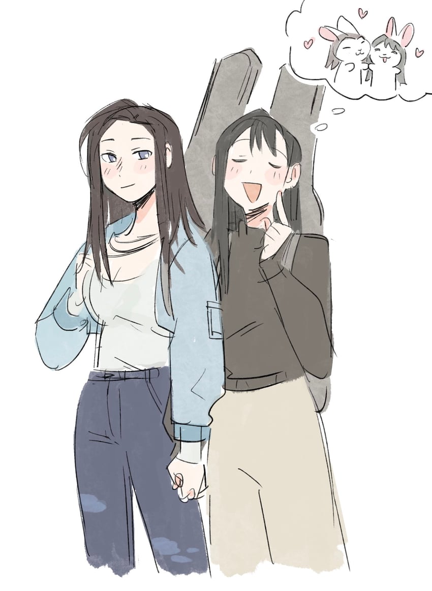 hanazono tae and wakana rei (bang dream!) drawn by bingzhao8615