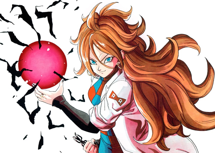 android 21 (dragon ball and 1 more) drawn by silverwoodwork